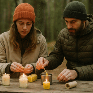 You can make emergency candles You can make emergency candles