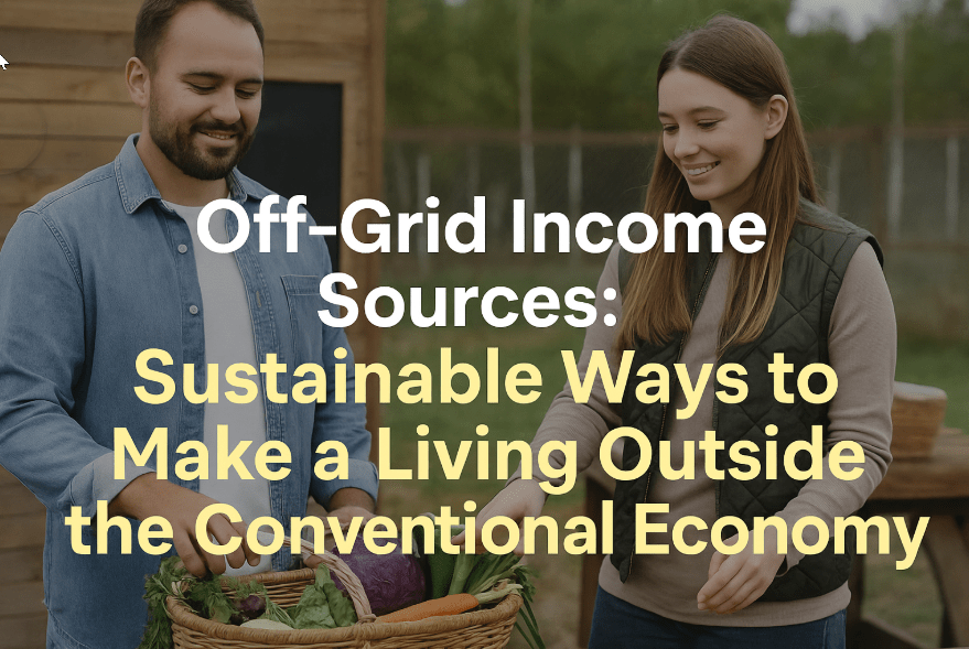 off grid income sources